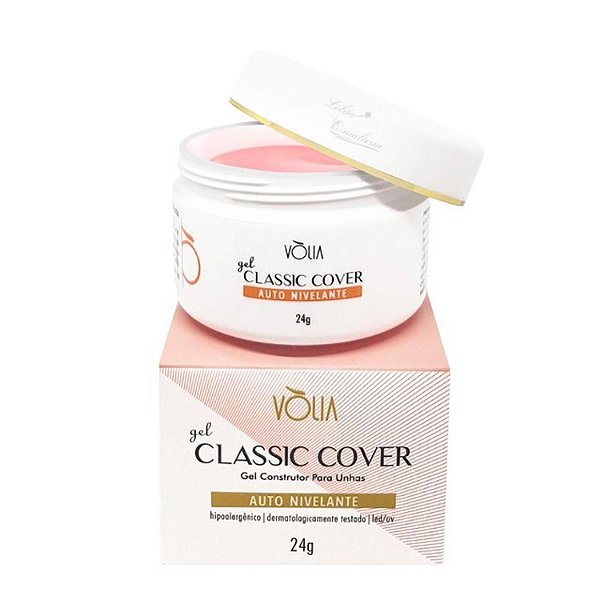 GEL VOLIA CLASSIC COVER 24G AUTO NIVELANTE UNHAS EM GEL