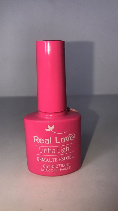 Esmalte em Gel Real Love Linha Light p073 pink choque
