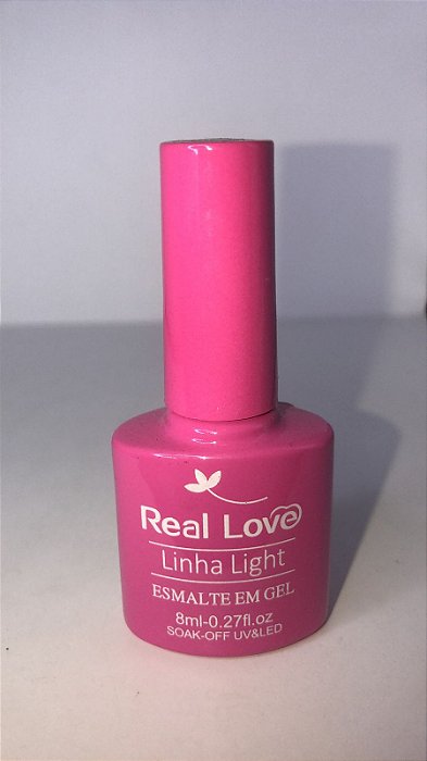 Esmalte em Gel Real Love Linha Light p117 pink