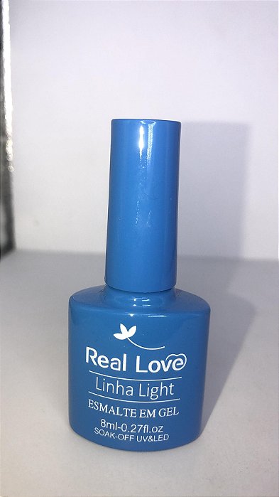 Esmalte em Gel Real Love Linha Light p053 azul