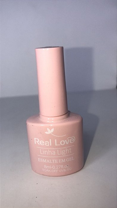 Esmalte em Gel Real Love Linha Light p061 rosinha