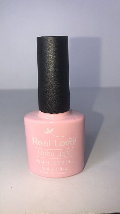 Esmalte em Gel Real Love Linha Light p063 rosa claro