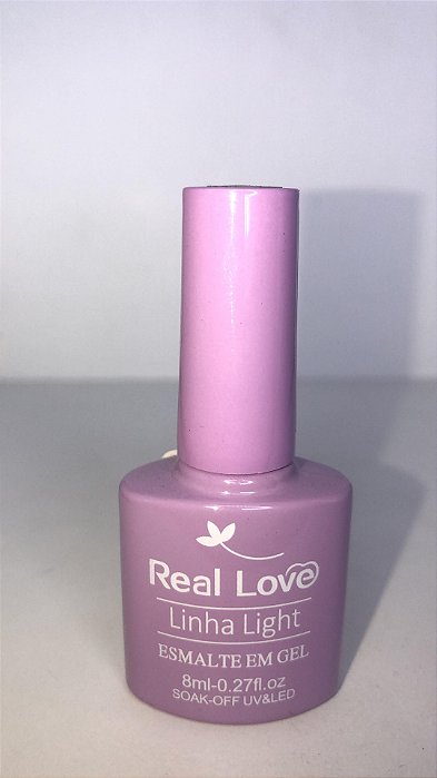 Esmalte em Gel Real Love Linha Light p113 lilas roxo