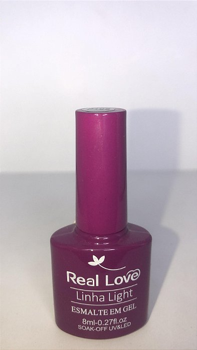Esmalte em Gel Real Love Linha Light p108 roxo