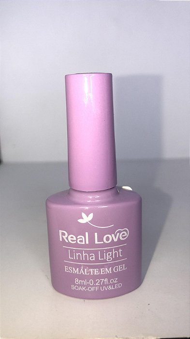 Esmalte em Gel Real Love Linha Light p105 lilas escuro
