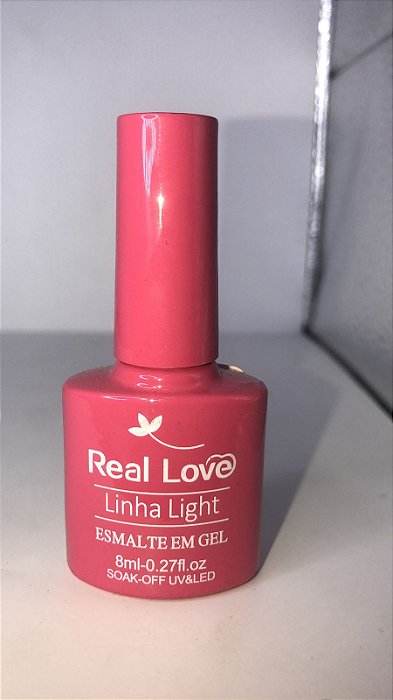 Esmalte em Gel Real Love Linha Light p083 rosa