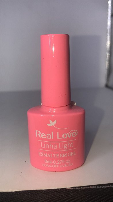 Esmalte em Gel Real Love Linha Light p081 rosa claro