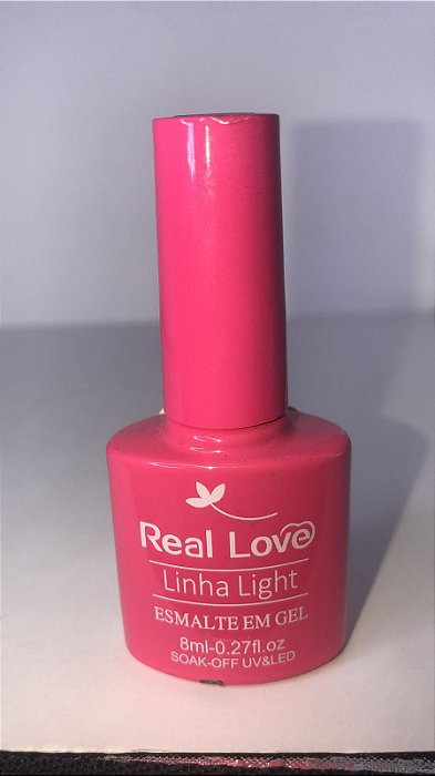 Esmalte em Gel Real Love Linha Light p072 rosa pink