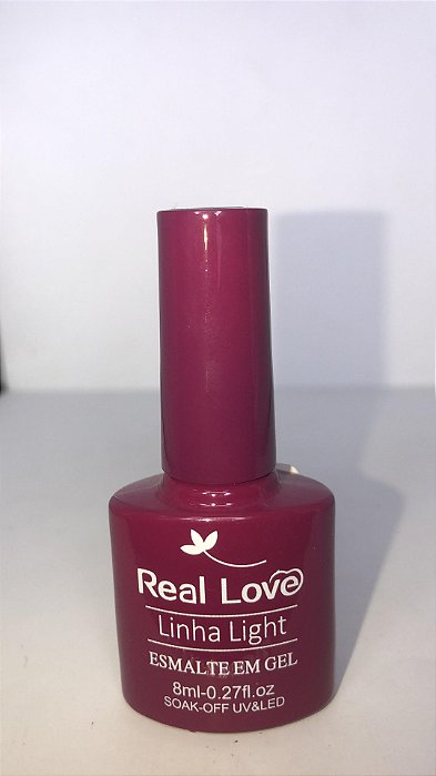 Esmalte em Gel Real Love Linha Light p074 rosa