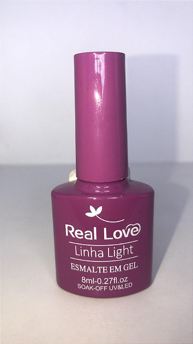 Esmalte em Gel Real Love Linha Light p075 roxo