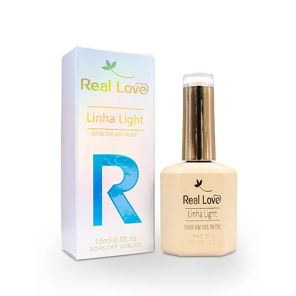 Gel Base Renda Real Love 15ml Linha Light