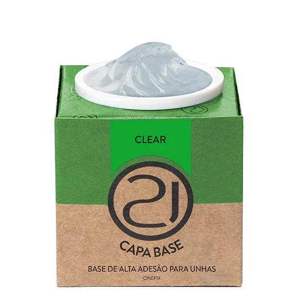 gel nails 21 Capa Base OneFix Clear Ecoline 28g nails 21