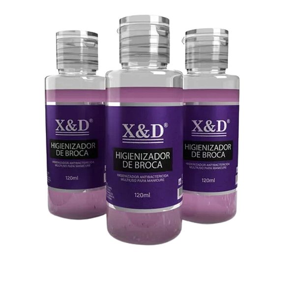 Higienizador Limpador De Brocas Instantâneo Nails 120ml X&d