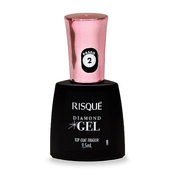 Verniz de unhas Risqué Diamond Gel Color Top Coat