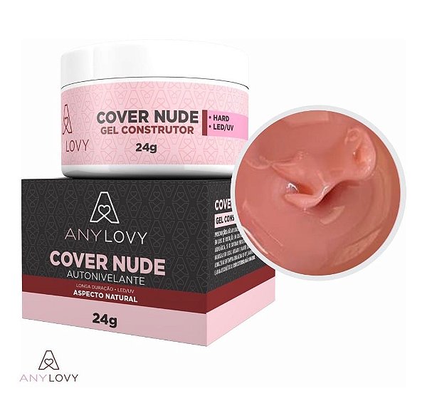 gel anylovy Nude autonivelante 24g alongamento