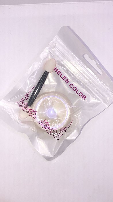 pó cromo helen color cor variada decoração com pincel