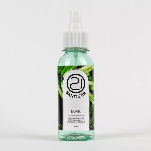 Sanitizer Bambu - Higienizador 125ml nails 21