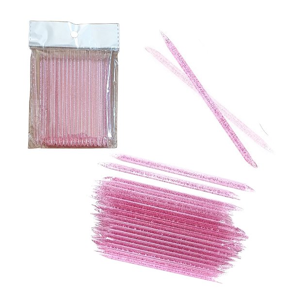 palito descartavel com glitter para limpeza