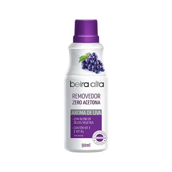 Removedor De Esmalte Uva S/Acetona Beira Alta 90Ml
