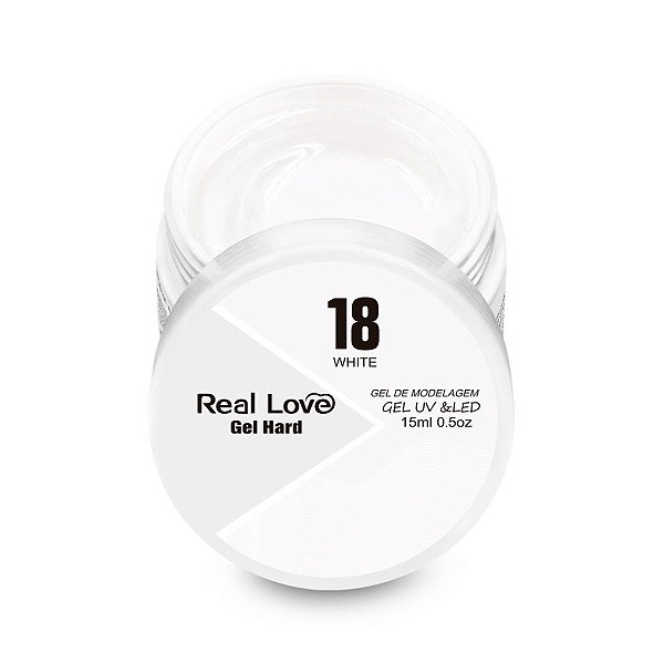 Gel Hard Unha Real Love 21 Milky 15ml