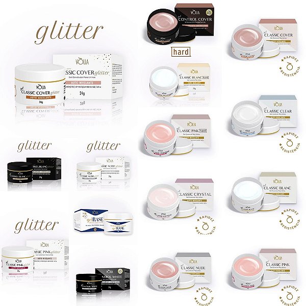 gel volia para unhas escolha sua cor 24g