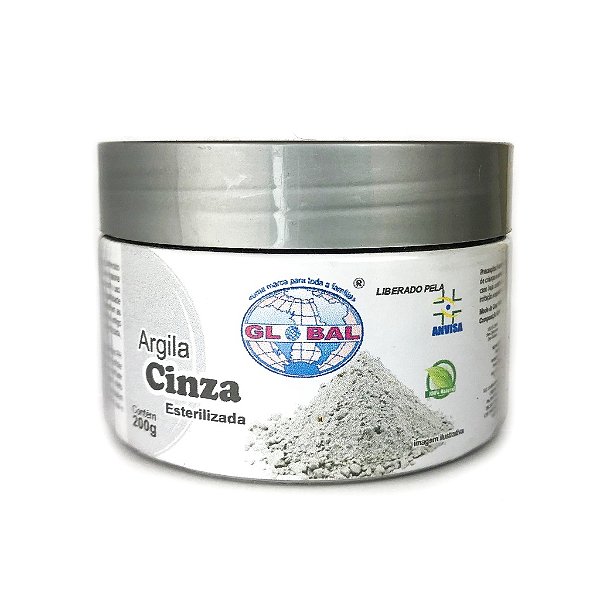Argila Cinza 200g Pote Global