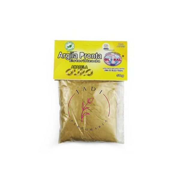 Argila Amarela/dourada 50g (Sachê) Global
