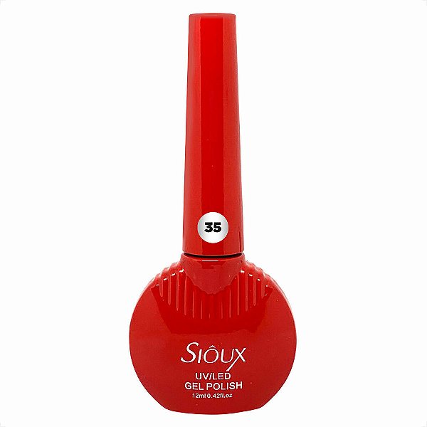 Esmalte em Gel Uv Led Gel Polish 12ml Sioux 36 vermelho