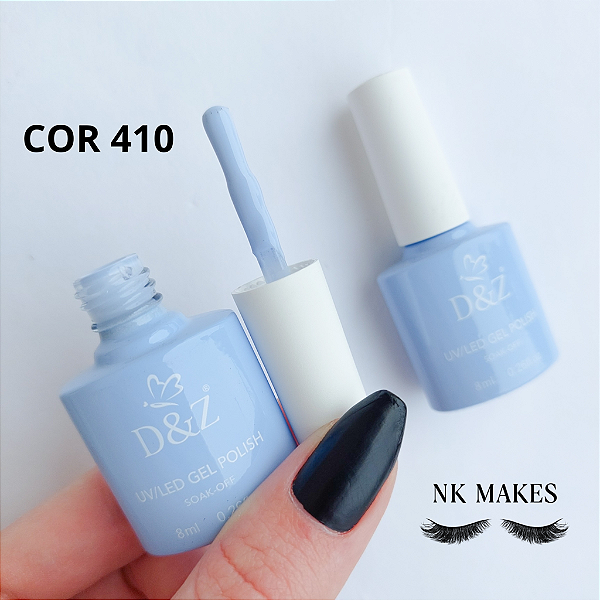 Esmalte Em Gel D&Z uv/gel 410 AZUL CINDERELA