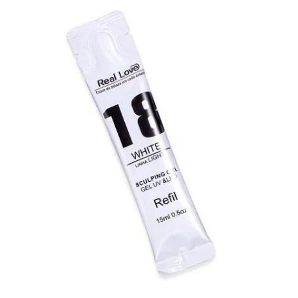 Sache Gel Real Love Branco 18 15ML