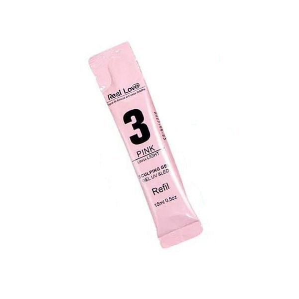 Sache Gel Real Love Pink 3 15ML