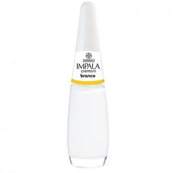 esmalte impala branco cremoso 7,5ml