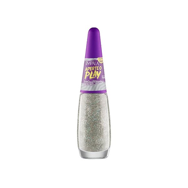 ESMALTE IMPALA APERTE O PLAY GLITTER TOCA UM FUNK COMERCIAL
