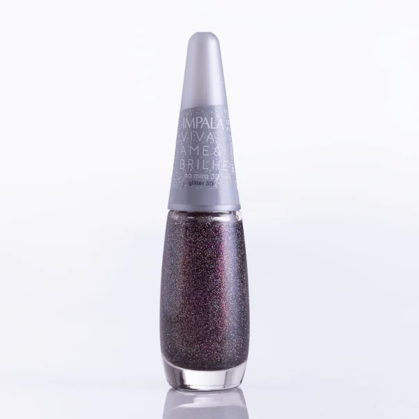 ESMALTE IMPALA VIVA AME E BRILHE GLITTER NA MIRA 3D COMERCIAL