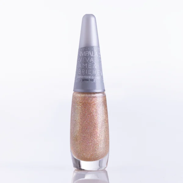 ESMALTE IMPALA VIVA AME E BRILHE GLITTER 3D COMEMORE A VIDA - COMERCIAL