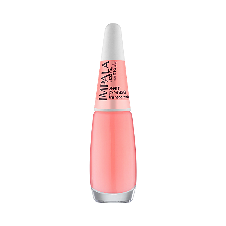 ESMALTE IMPALA A COR DA MODA TRANSPARENTE SEM PRESSA COMERCIAL