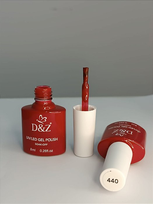 Esmalte Em Gel D&Z uv/gel 440 vermelho