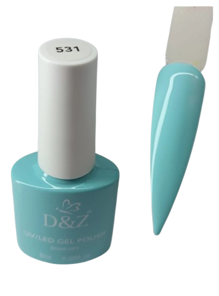 esmalte em gel D&Z 531 azul