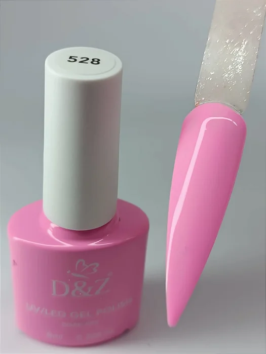 esmalte em gel D&Z 528 rosa