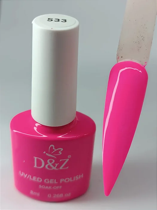 esmalte em gel D&Z 533 Pink