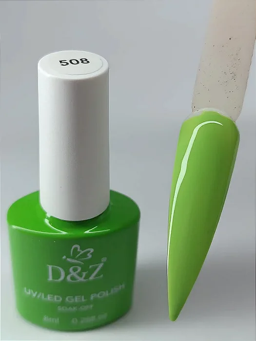 Esmalte em gel D&Z 508 verde