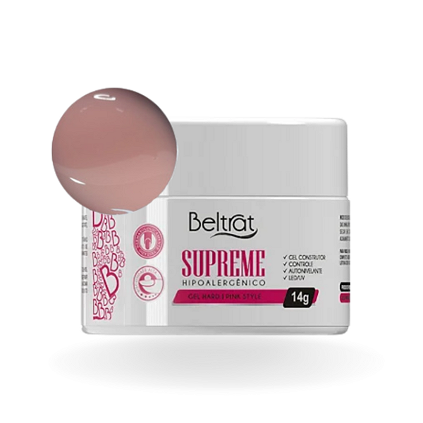 GEL HARD SUPREME PINK NATURAL BELTRAT 1X14G