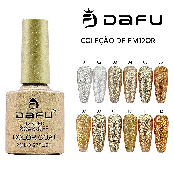 Esmalte em Gel Dafu Dourado sortidos