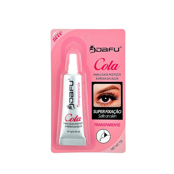 Cola para Cilios Postiço Dafu transparente 7ml  D' Água
