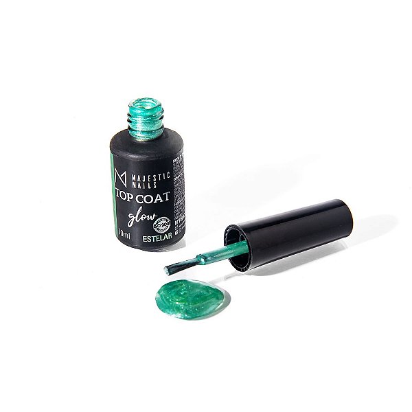 Top Coat Glow Selante Alto Brilho Majestic 10ml
