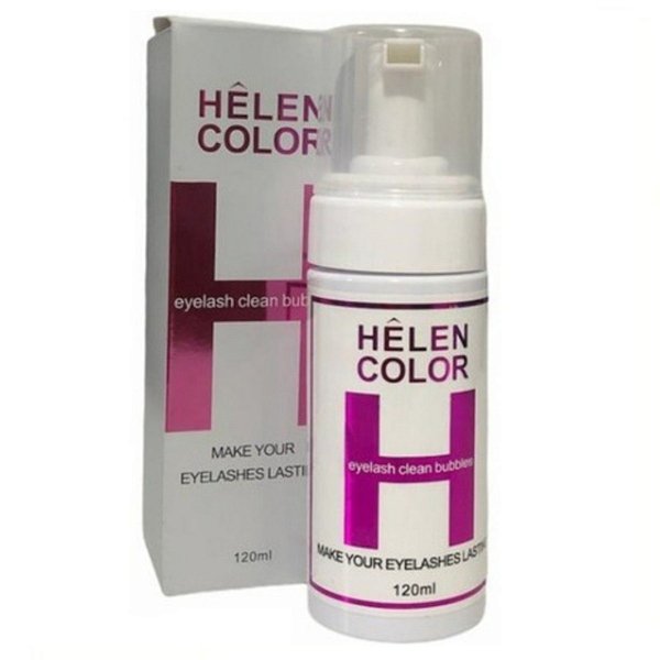 Eyelash Clean Bubbles Higienizador de Cílios Helen Color Espuma
