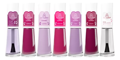 Esmalte anylovy cremoso rubro 8ml