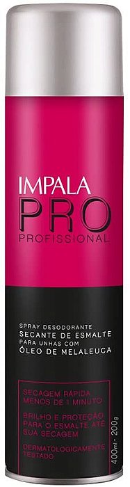 SPRAY SECANTE DE ESMALTE PARA UNHAS COM ÓLEO DE MELALEUCA IMPALA