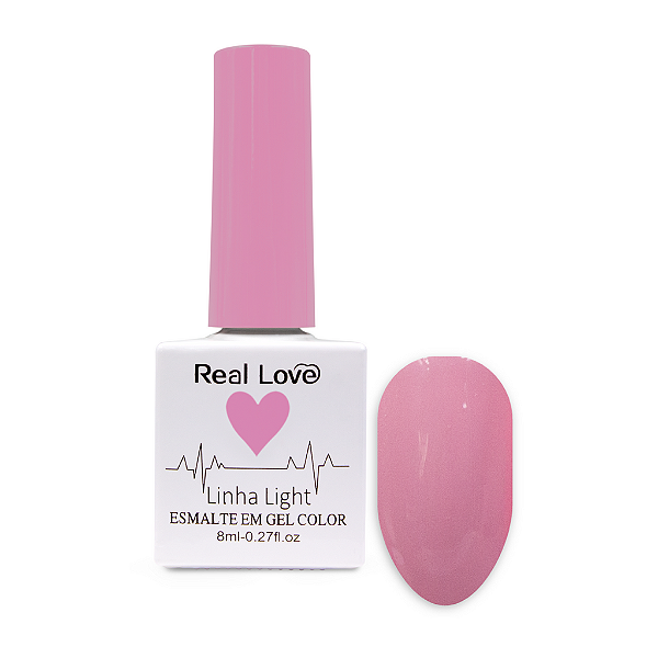 Esmalte Em Gel Color Light Real Love 164 Nude Rose