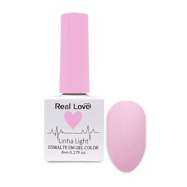 Esmalte Em Gel Color Light Real Love 162 Rosa Bebe